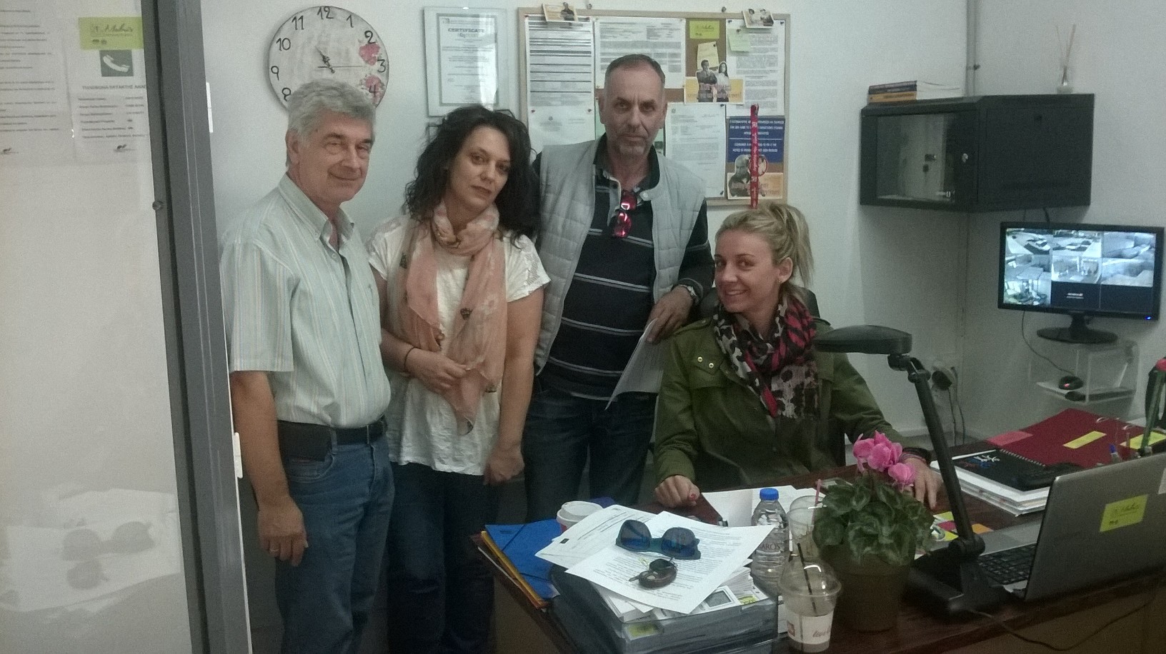 Association of Pistachio Producers of Makri, Fthiotida (Mr. S. Gallis, Dr. M. Doula, Mr. M. Mpourgos, Ms. V. Zerva)